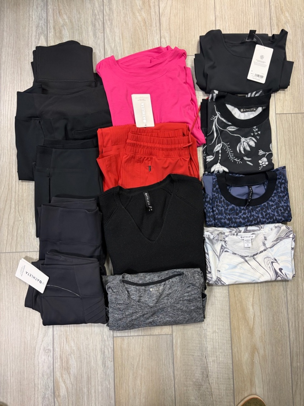 Assorted 13 Pieces Athleta Brand S M 2 4 6 Tops Bottoms NWT EUC Athleisure